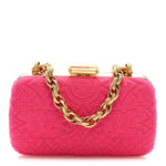 Jersey Monogram Motard Minaudiere Clutch Pink