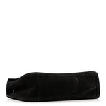Suede Calfskin Small Souplissimo Maxi Flap Black