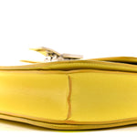 Liege Calfskin Medium Classic Box Flap Bag Fluo Yellow