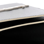Grain De Poudre Medium Classic Monogram Kate Satchel Black White
