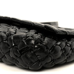 Calfskin Intreccio Kalimero Messenger Black