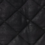 Shaggy Deer Quilted Falabella Shoulder Bag Black