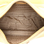 Saffiano Lux Mini Re-Edition Shoulder Bag Platino