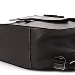 Grained Calfskin Maxi Gallop Sling Bag Grey