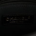 Lambskin Quilted Small Lacquered Chain Flap Black