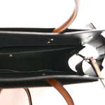 Smooth Calfskin Small Horizon Satchel Caramel