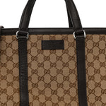 GG Monogram Large Joy Tote Bag Dark Brown