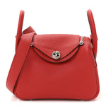 Taurillon Clemence Mini Lindy 20 Rouge Radieux