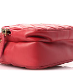 Calfskin Quilted Day Trips Camera Case Pink