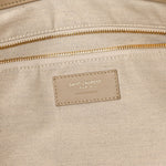Nubuck Suede Quilted Maxi Icare Shopping Tote Safari Beige
