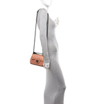 Calfskin Quilted Small Prestige Top Handle Flap Pink