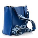 Eco Alter Nappa Perforated Logo Mini Crossbody Blue
