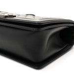 Lambskin Quilted Medium Boy Flap Black
