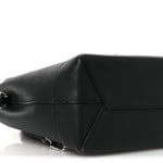 Calfskin Lockme Mini Backpack Black
