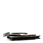 Recycled Fabric Jacquard Vitello Grace FF 1974 Baguette Belt Pouch Tobacco Moro Black