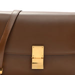 Box Calfskin Medium Classic Box Flap Bag Camel