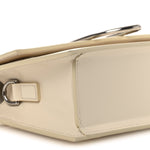 Smooth Calfskin Metal Flap Le Grand Bambino Light Ivory