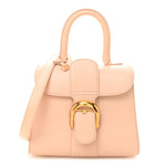 Box Calfskin Mini Brillant Satchel Nude