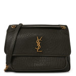 Grained Lambskin Monogram Large Niki Chain Satchel Light Musk