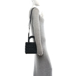 Ultra Matte Calfskin Cannage Small My ABCDior Lady Dior Black