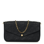 Empreinte Pochette Felicie Chain Wallet Black