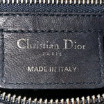 Lambskin Cannage Medium Lady Dior Navy Blue