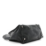 Drummed Calfskin Mini Luggage Black