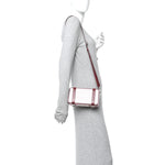 X RIMOWA Aluminum Personal Clutch On Strap Rose