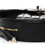Lambskin Quilted CC In Love Heart Bag Black