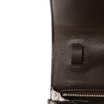 Lizard Small Classic Box Flap Bag Natural