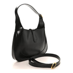Boarded Dyana Lux Calfskin Small Jackie 1961 Hobo Black