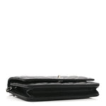 Caviar Quilted CC Turnlock Wallet On Chain WOC Black
