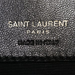 Lambskin Chevron Quilted Medium Loulou Black
