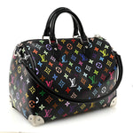 LV X TM Monogram Multicolor Speedy Soft 30 Black