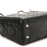 Lambskin Cannage Mini Lady Dior Black