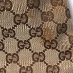 Monogram Calfskin Perforated Medium Flat Messenger Bag Dark Brown