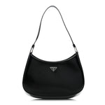 Spazzolato Cleo Shoulder Bag Black