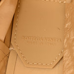 Paper Calfskin Maxi Intrecciato Cassette Crossbody Bag Porridge