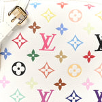LV x TM Cowhide Monogram Multicolor Side Trunk MM White