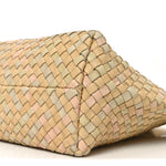Nappa Intrecciato Small Cabat Colonial Lotus Aurora