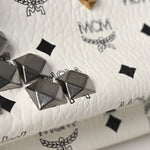 Visetos Studded Medium Stark M Backpack White