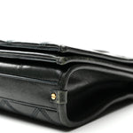 Lambskin Quilted Mini Becky Chain Bag Vert Fonce