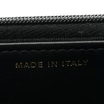 Lambskin Resin Quilted Wallet On Chain WOC Black