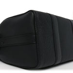 Grained Calfskin Aerogram City Keepall Black