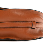 Calfskin Medium Marcie Round Crossbody Bag Tan