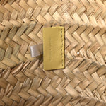 Palm Leaf Raffia Small Macy Tote Natural Sunbleached