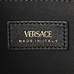 Lambskin Quilted Medusa Wallet On Chain Crossbody Black