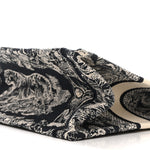 Canvas Embroidered Small Dioriviera Toile De Jouy Book Tote Blue