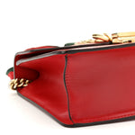 Calfskin Mini Sylvie Chain Shoulder Bag Hibiscus Red
