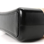 Aged Calfskin Quilted Medium Gabrielle Hobo Beige Black